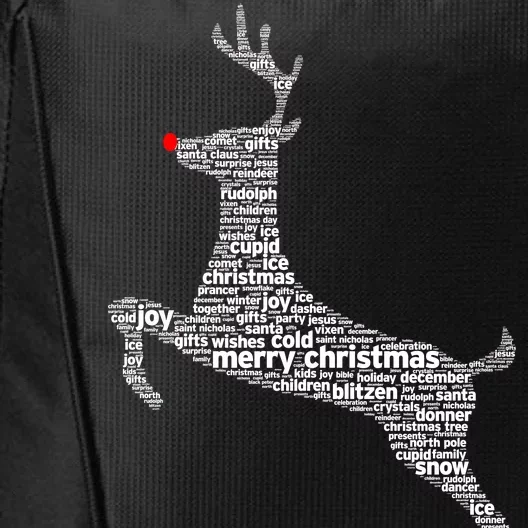 Wordy Reindeer Christmas City Backpack