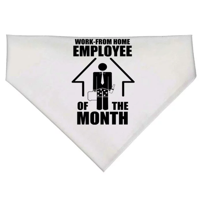 Work From Home Employee Of The Month USA-Made Doggie Bandana