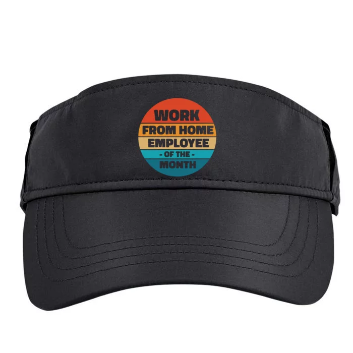 Work From Home Employee Of The Month Retro Adult Drive Performance Visor