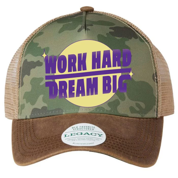 Work Hard Dream Big Legacy Tie Dye Trucker Hat