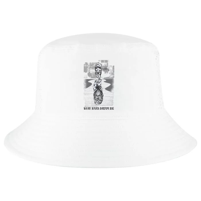 Work Hard Dream Big Tiger Cool Comfort Performance Bucket Hat