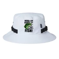 Work Is For People Who Don't Know How To Fish Trucker Hat Funny Vintage  DIRTY