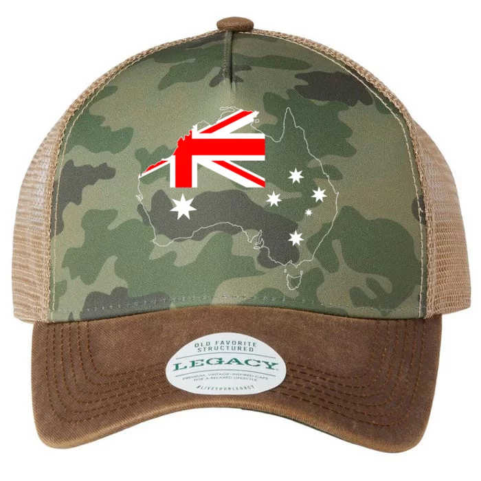 World Australia Map Flag Legacy Tie Dye Trucker Hat