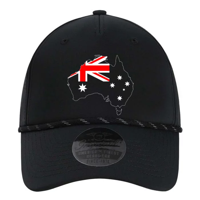 World Australia Map Flag Performance The Dyno Cap