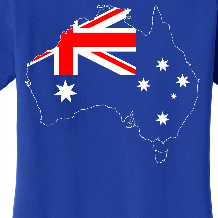 World Australia Map Flag Women's T-Shirt