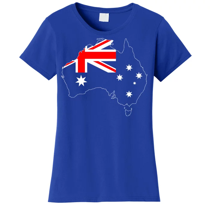 World Australia Map Flag Women's T-Shirt