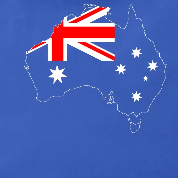 World Australia Map Flag Zip Tote Bag