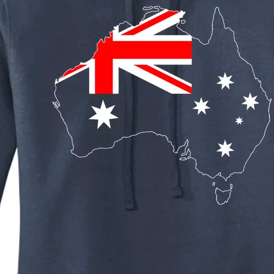 World Australia Map Flag Women's Pullover Hoodie