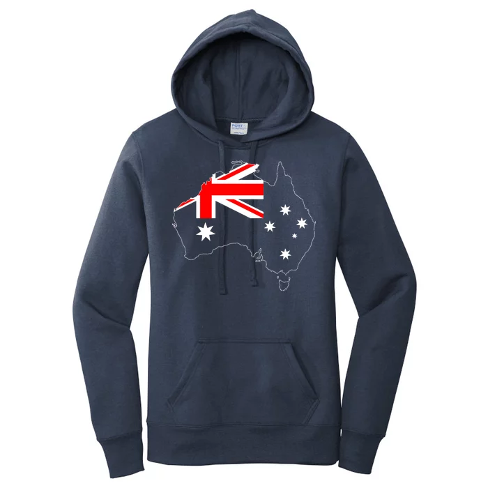 World Australia Map Flag Women's Pullover Hoodie