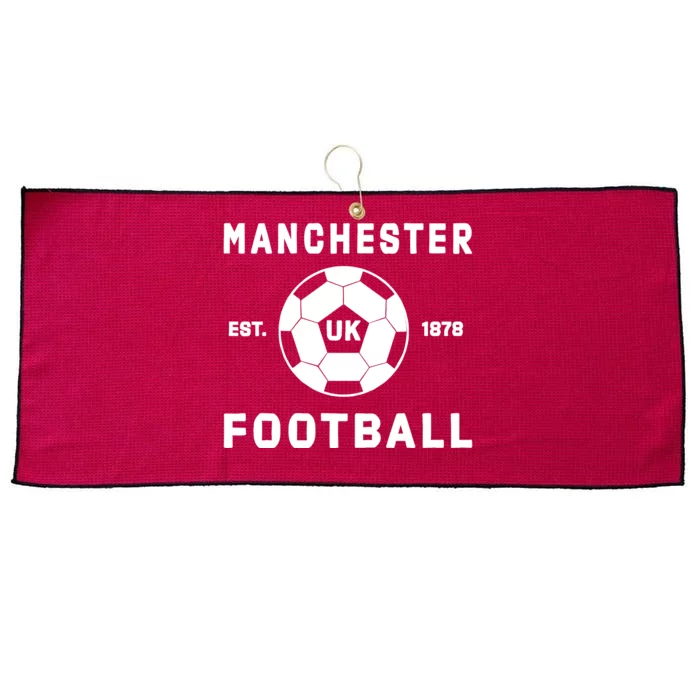 World Classic Soccer Football Arch Cup Manchester Large Microfiber Waffle Golf Towel