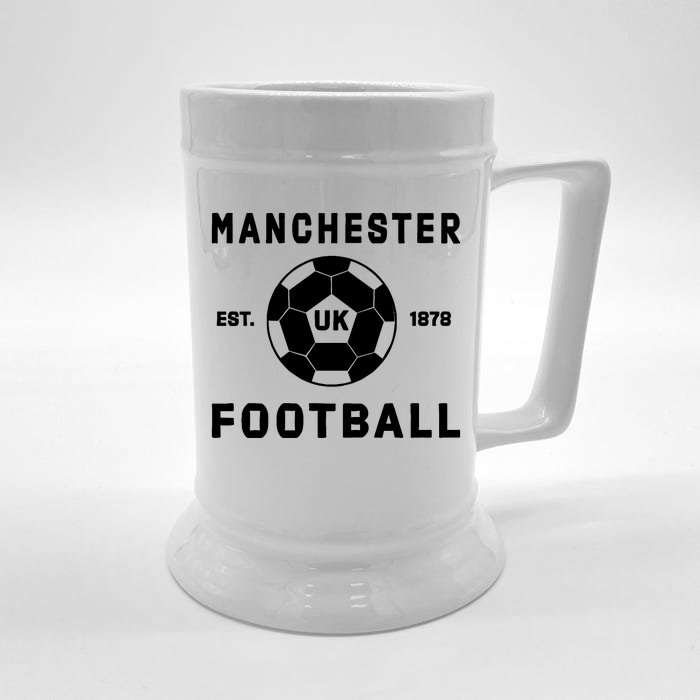 World Classic Soccer Football Arch Cup Manchester Front & Back Beer Stein