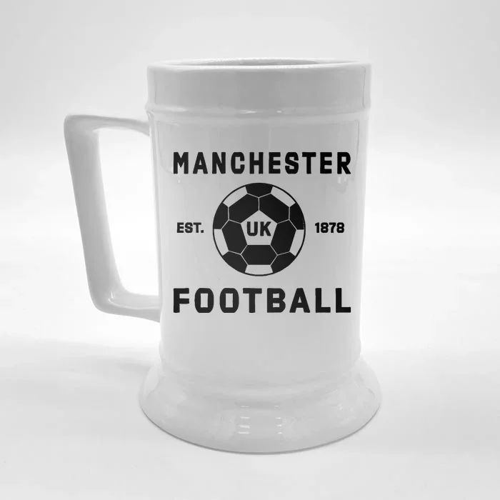 World Classic Soccer Football Arch Cup Manchester Front & Back Beer Stein