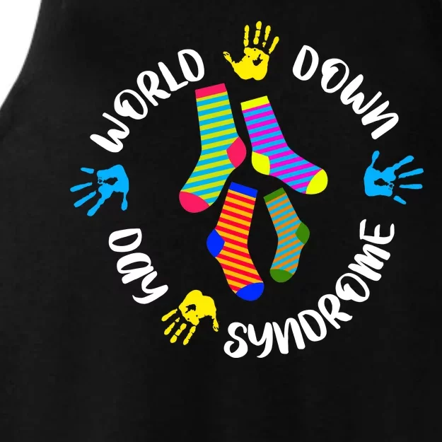 World Down Syndrome Awareness Day Ladies Tri-Blend Wicking Tank