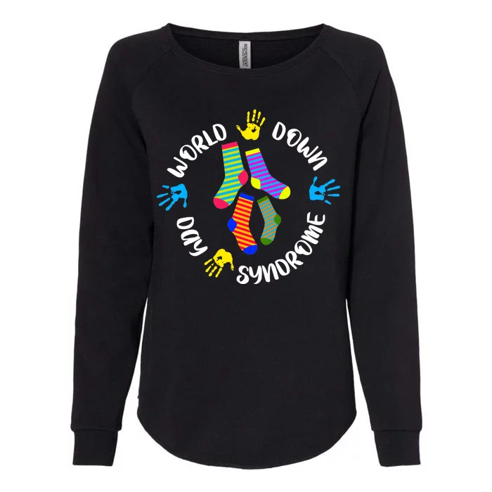 World Down Syndrome Awareness Day Womens California Wash Sweatshirt