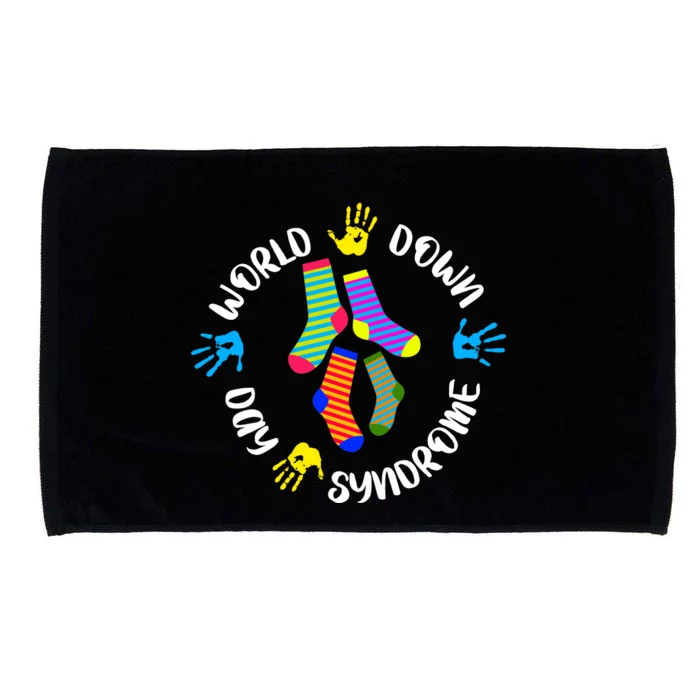 World Down Syndrome Awareness Day Microfiber Hand Towel