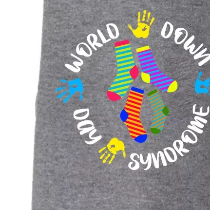 World Down Syndrome Awareness Day Doggie 3-End Fleece Hoodie