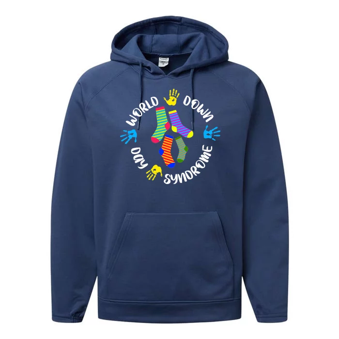 World Down Syndrome Awareness Day Performance Fleece Hoodie