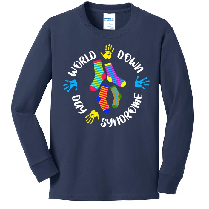 World Down Syndrome Awareness Day Kids Long Sleeve Shirt