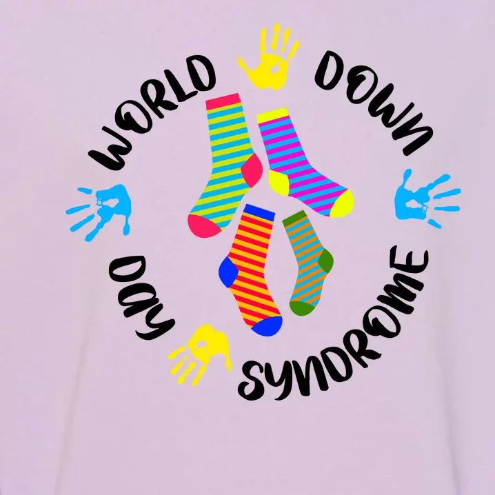 World Down Syndrome Awareness Day Garment-Dyed Sweatshirt