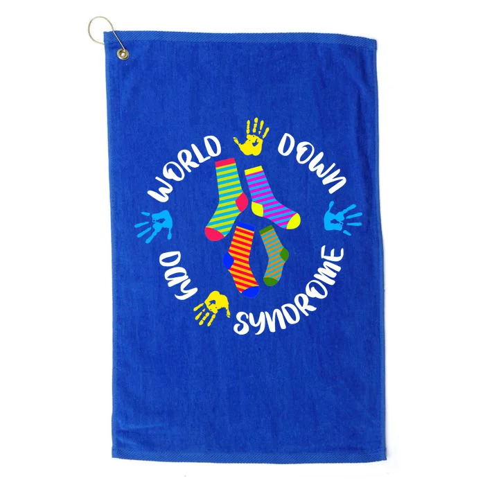 World Down Syndrome Awareness Day Platinum Collection Golf Towel