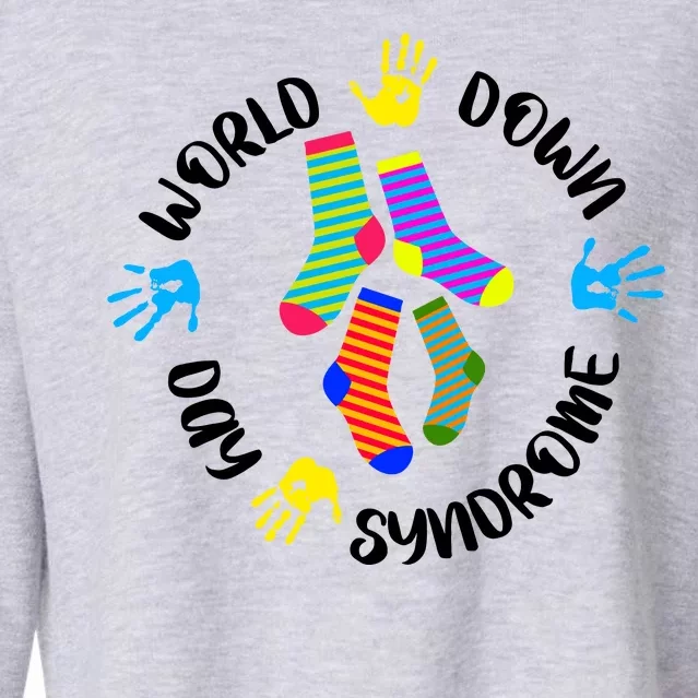 World Down Syndrome Awareness Day Cropped Pullover Crew