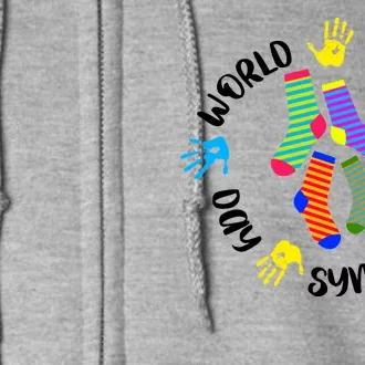 World Down Syndrome Awareness Day Full Zip Hoodie