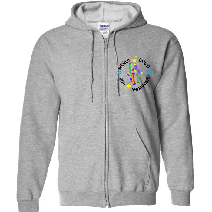 World Down Syndrome Awareness Day Full Zip Hoodie