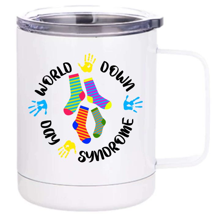 World Down Syndrome Awareness Day Front & Back 12oz Stainless Steel Tumbler Cup