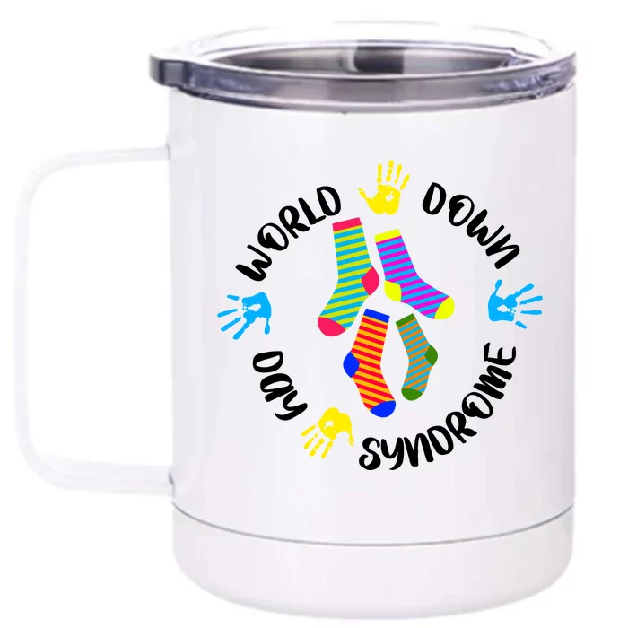 World Down Syndrome Awareness Day Front & Back 12oz Stainless Steel Tumbler Cup