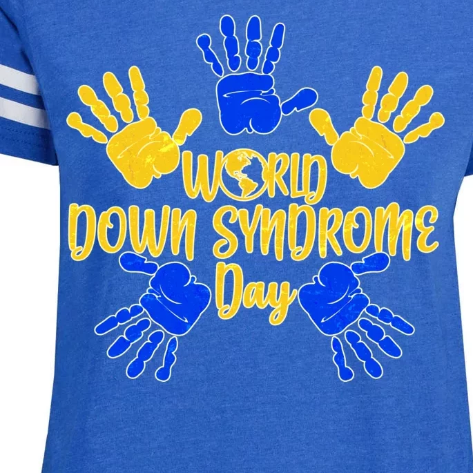 World Down Syndrome Day Enza Ladies Jersey Football T-Shirt