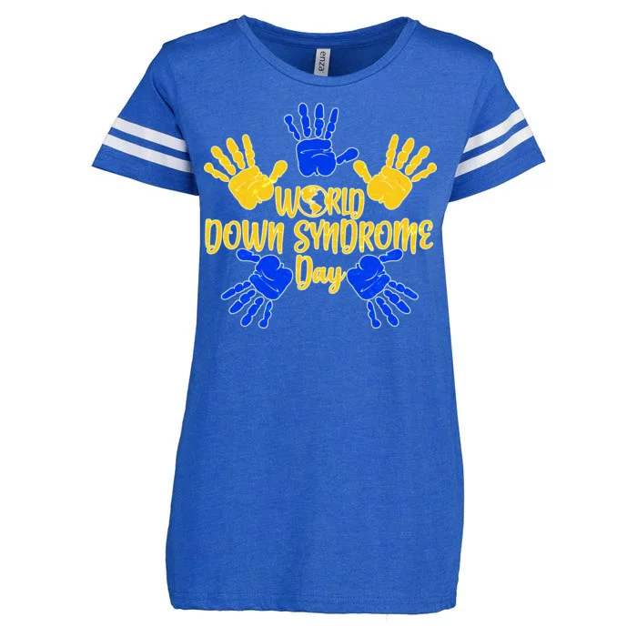 World Down Syndrome Day Enza Ladies Jersey Football T-Shirt