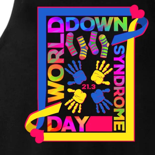 World Down Syndrome Day 21.3 Ladies Tri-Blend Wicking Tank