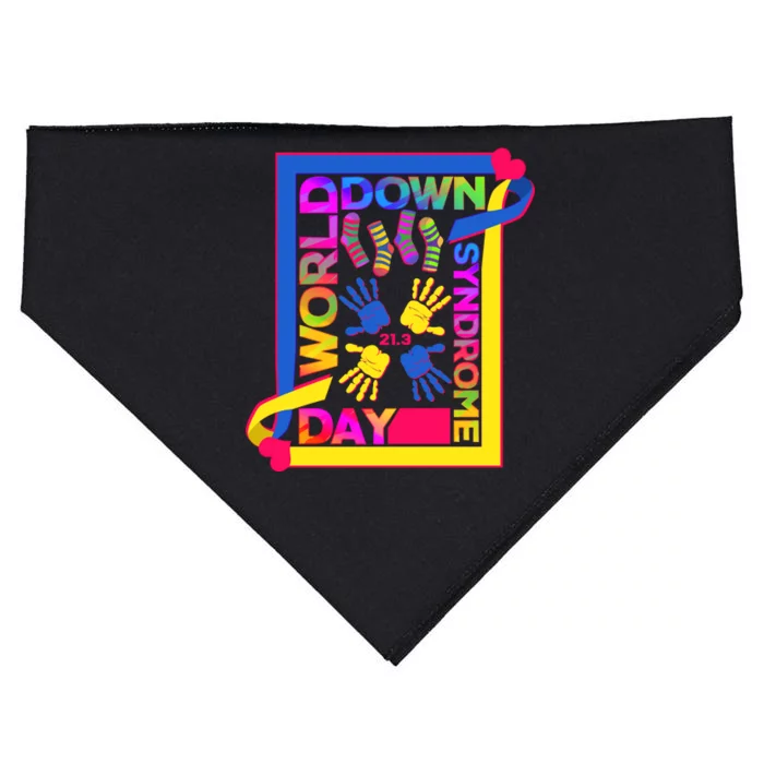 World Down Syndrome Day 21.3 USA-Made Doggie Bandana