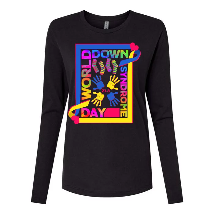 World Down Syndrome Day 21.3 Womens Cotton Relaxed Long Sleeve T-Shirt