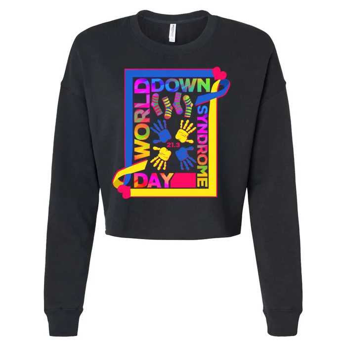 World Down Syndrome Day 21.3 Cropped Pullover Crew