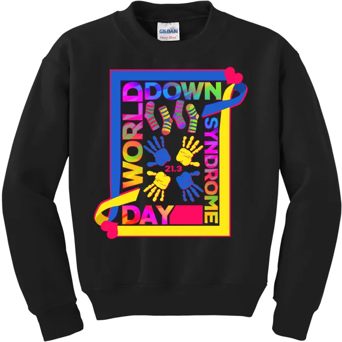 World Down Syndrome Day 21.3 Kids Sweatshirt