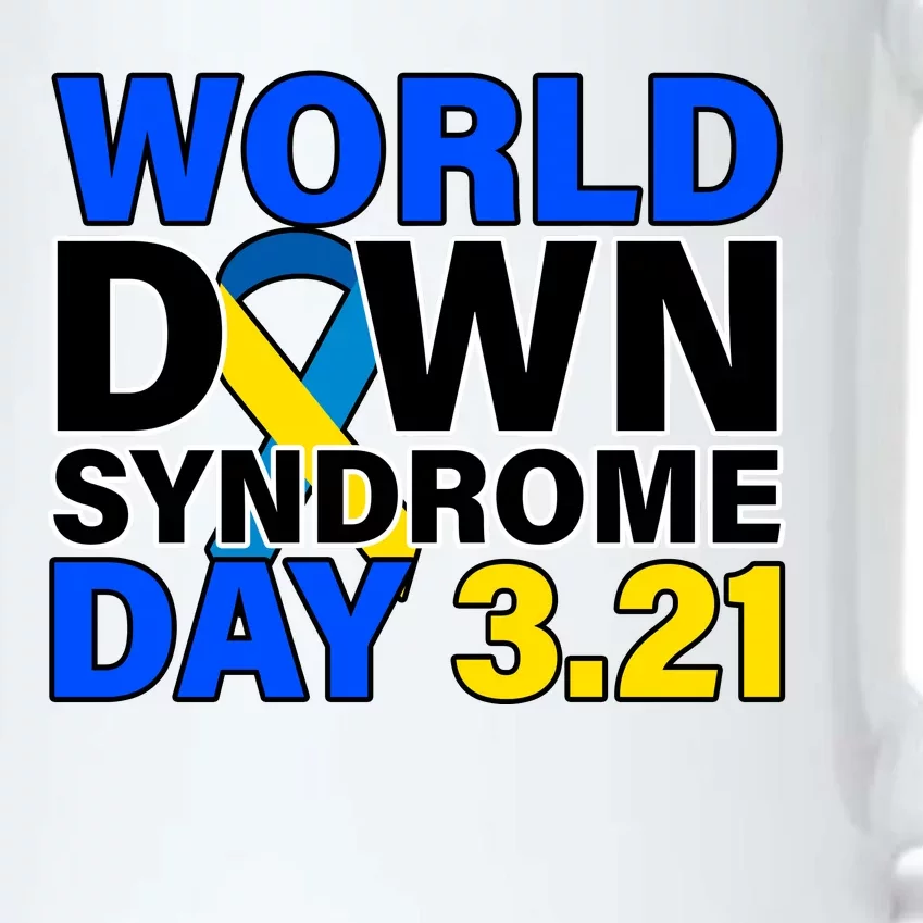 World Down Syndrome Day 3.12 Black Color Changing Mug