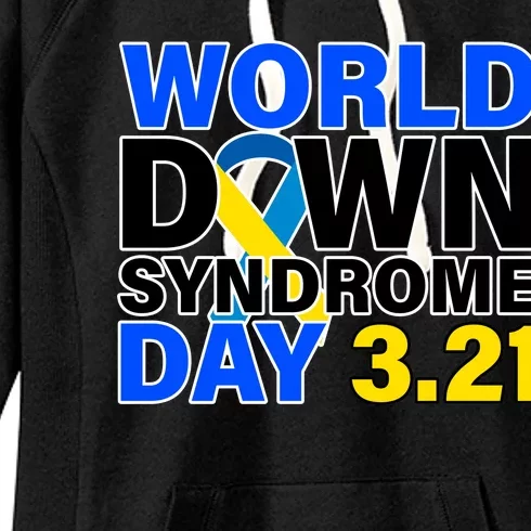 World Down Syndrome Day 3.12 Women's Fleece Hoodie