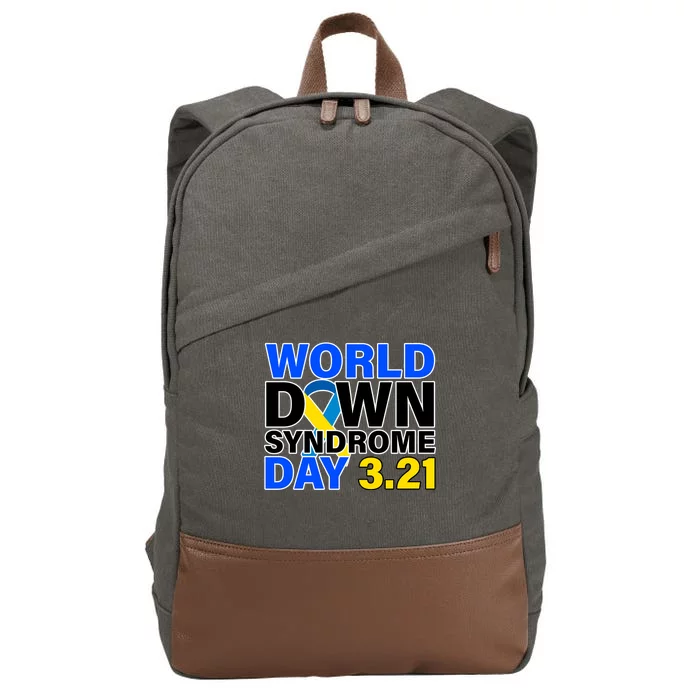 World Down Syndrome Day 3.12 Cotton Canvas Backpack