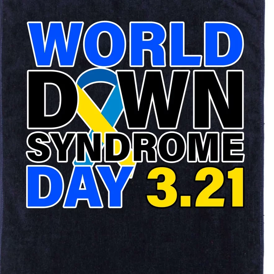 World Down Syndrome Day 3.12 Platinum Collection Golf Towel