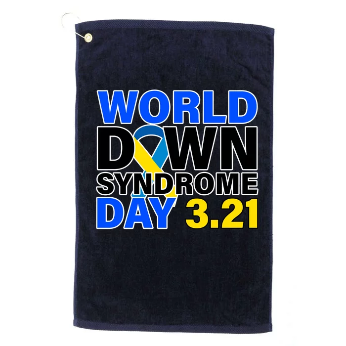 World Down Syndrome Day 3.12 Platinum Collection Golf Towel