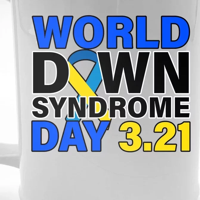 World Down Syndrome Day 3.12 Front & Back Beer Stein