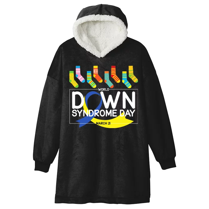 World Down Syndrome Day March 211 Hooded Wearable Blanket