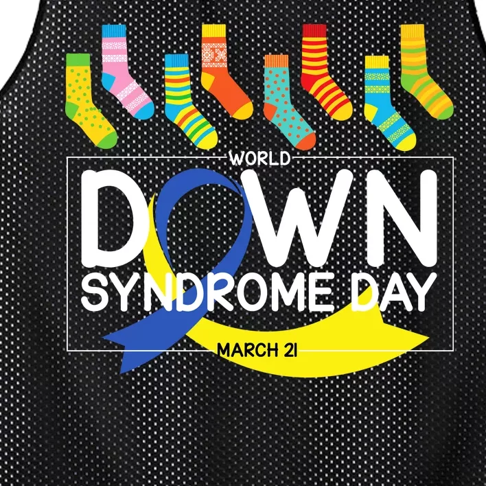 World Down Syndrome Day March 211 Mesh Reversible Basketball Jersey Tank