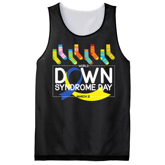 World Down Syndrome Day March 211 Mesh Reversible Basketball Jersey Tank