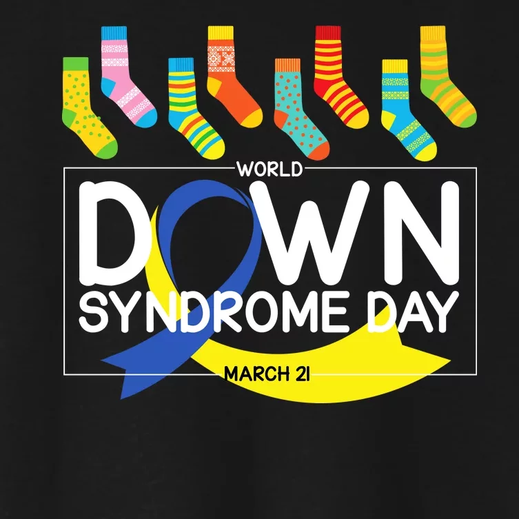 World Down Syndrome Day March 211 Women's Crop Top Tee