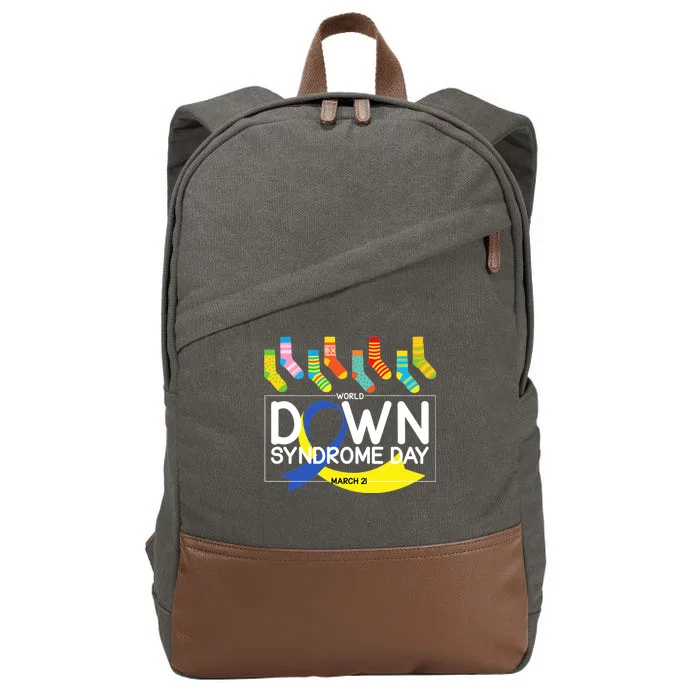 World Down Syndrome Day March 211 Cotton Canvas Backpack