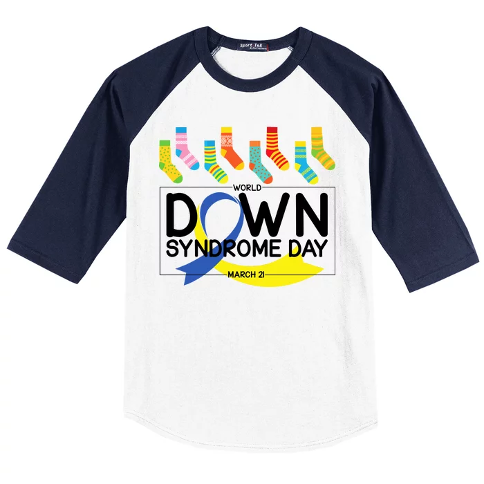 World Down Syndrome Day March 211 Baseball Sleeve Shirt