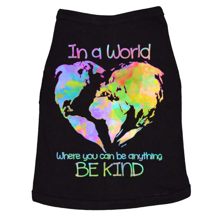 World Full Of Love Be Kind Doggie Tank