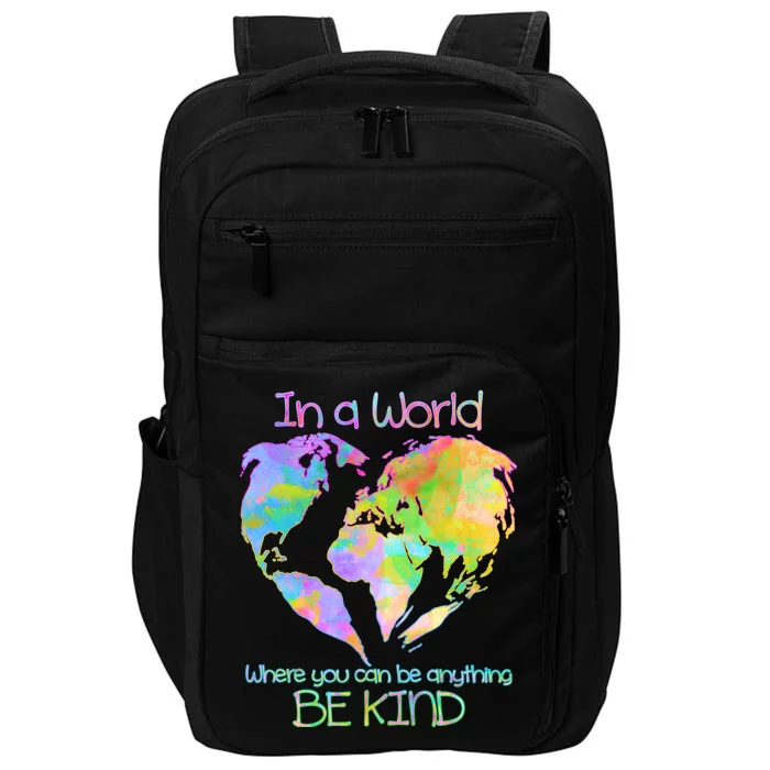 World Full Of Love Be Kind Impact Tech Backpack